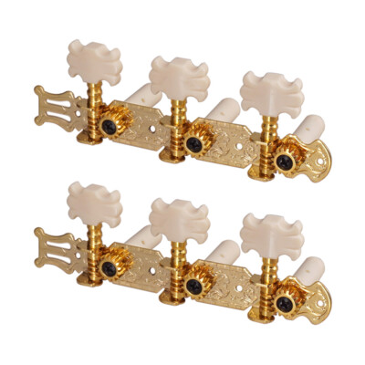 1 Pair  Guitar Tuning Pegs Classical Guitar String Tuning Pegs Tuners J8Y5