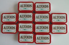 Lot of 12 Clean, Empty Altoids Tins 1.76 oz. many uses