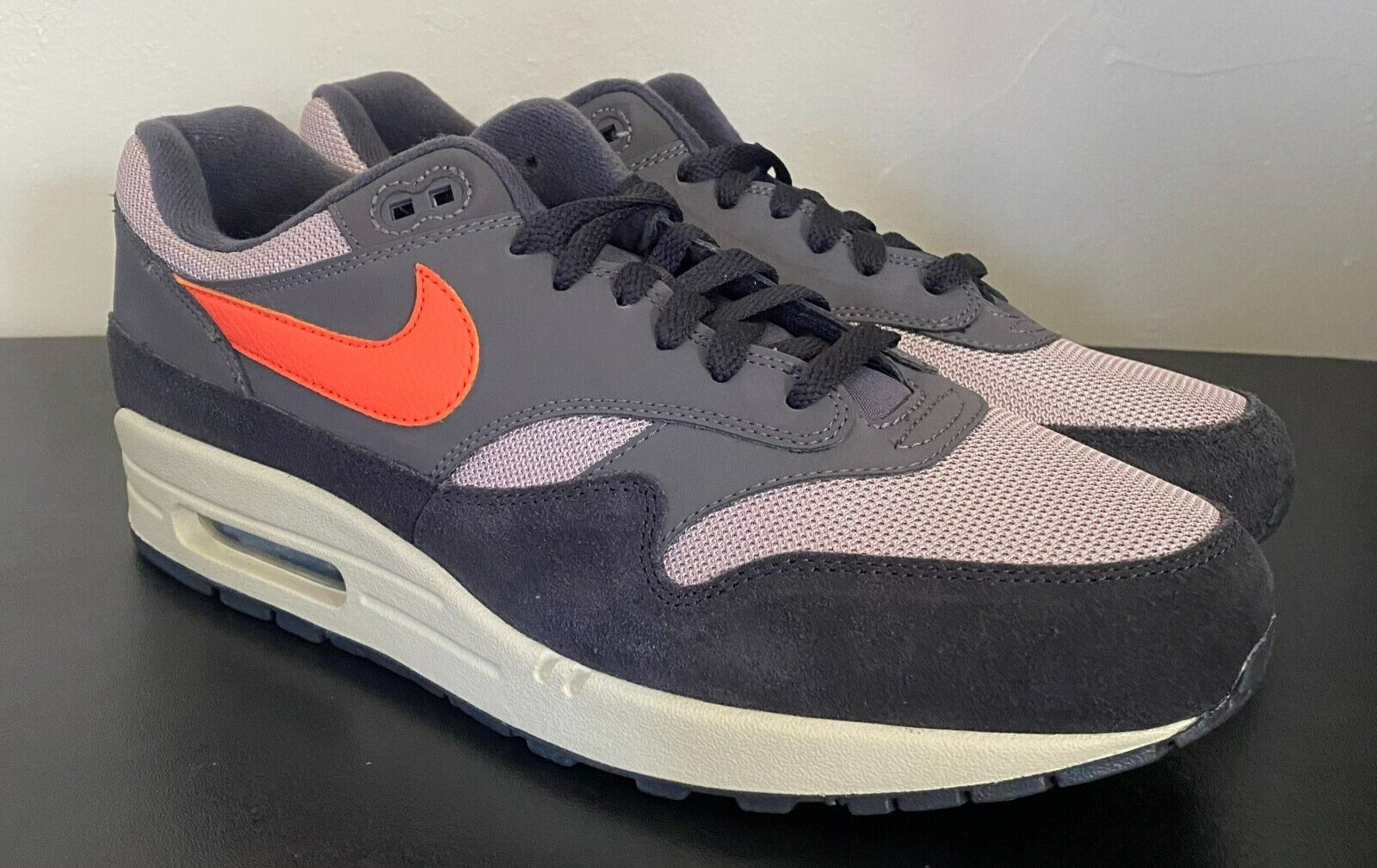 Nike Air Max 1 Oil Grey Gray Wild Mango AH8145-004 - Men's 12 - New | eBay