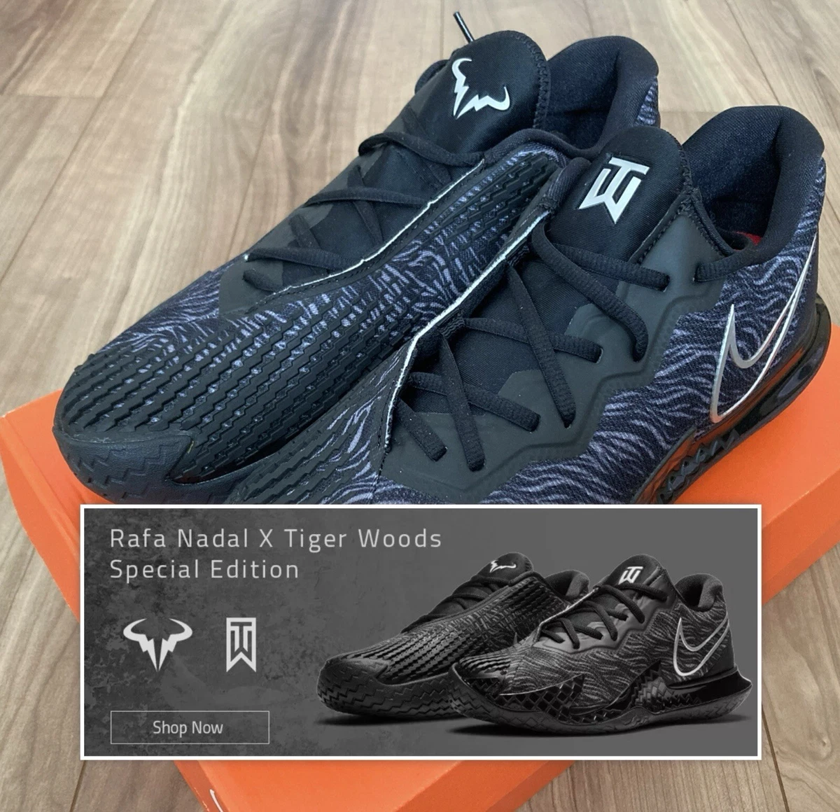 NIKE AIR ZOOM VAPOR CAGE 4 HC 27cm 新品未使用 Raquete Mania > Tênis Nike Air Zoom Vapor Cage 4 Rafa HC > Masculino