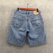 Vtg 90s Levis 550 Mens Sz 33 Relaxed Fit Denim Shorts 100 Cotton Inseam 9.5