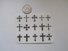 Temporary Tattoos - Set of 15 cross