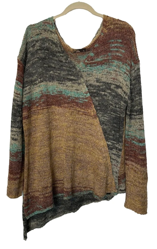 prana asymmetrical boho earthy fairy grunge indie sweater