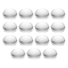 Diameter 12.5mm Flat Convex Lens, 15 Pcs Height 4mm Acrylic Optical Lens