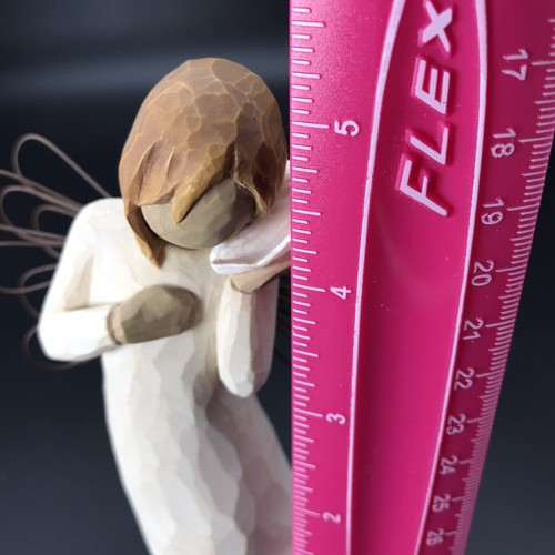 Vintage 2004 Willow Tree Figurine "Thinking of You" Girl Figure Conch Shell 5" - Picture 8 of 8