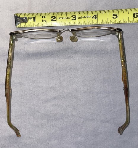 ARTCRAFT Vintage Womens Etched Glasses Frames 1/10 12KGF Cateye - Picture 20 of 22