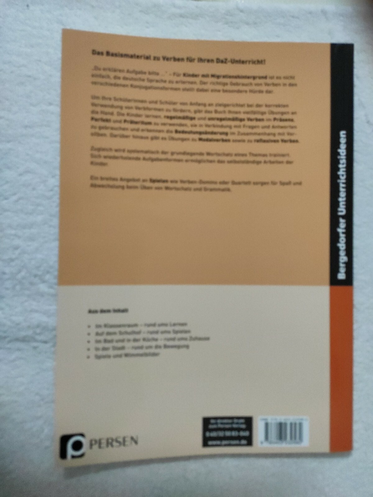Thumbnail - Daz - Verben Grundlegende Übungen Zu Alltagsthemen (1. Bis 4. Klasse)