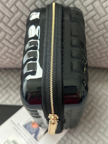 Marcy McKenna Hamptons Collection Mini Beauty Case SCHWARZ neu mit Etikett - Bild 11 von 11