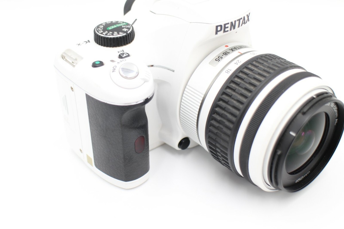 PENTAX K K-x 12.4MP Digital SLR Camera -White (Kit w/ AL 18 PENTAX K K-x 12.4MP Digital SLR Camera -White (Kit w/ AL 18