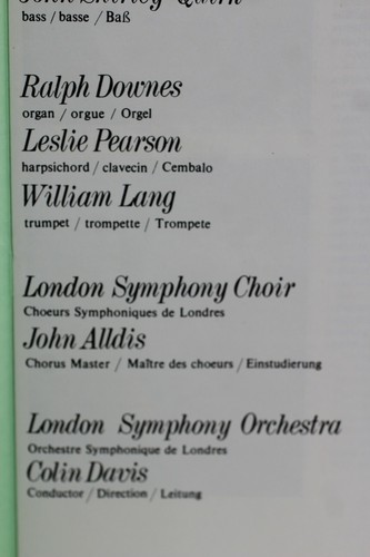 Handel Messiah - Harper, Watts, Davis London Symphony - Philips 3 Record Box Set - Picture 5 of 6