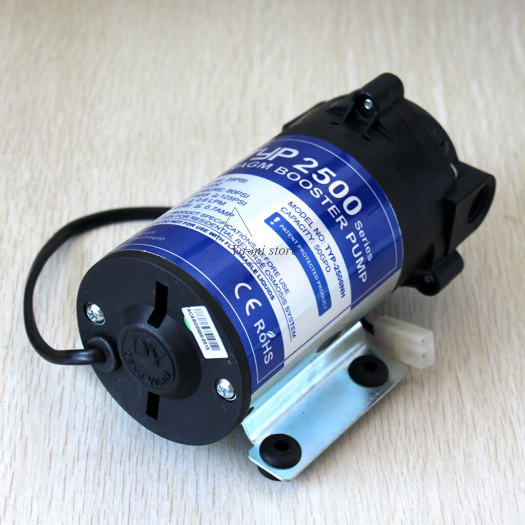 1pc 50G75G universal booster pump RO water purifier diaphragm pump TYP2500 NH eBay