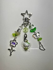 pastel butterfly sanrio hello kitty gotochi charm beaded phonecharm strap