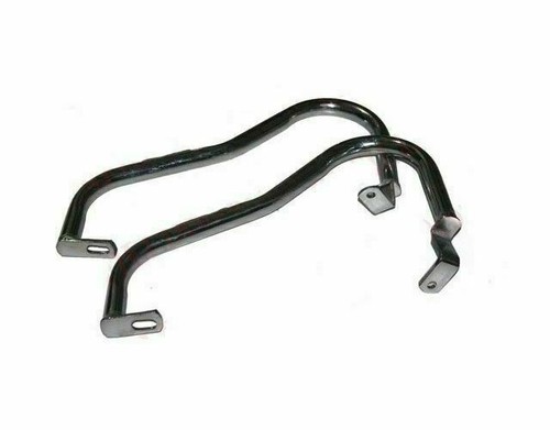 Fits Royal Enfield Classic Rear Passenger Leg Guard Crash Bar Chrome - Picture 3 of 11