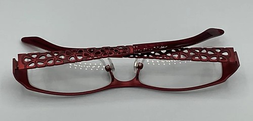 prodesign denmark eyeglasses titanium 4348 C.4031 50/16 Red Half-Rim - Picture 6 of 11
