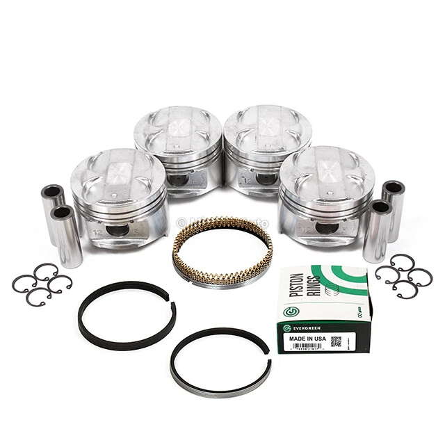 Pistones con anillos aptos 01-05 Mazda Miata MX-5 1.8L DOHC 16V BP Foto 2 de 4