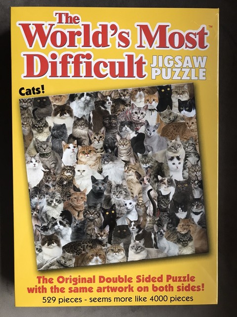 Jigsaw Puzzle Cats World's Most Difficult Paul Lamond 5995 ...