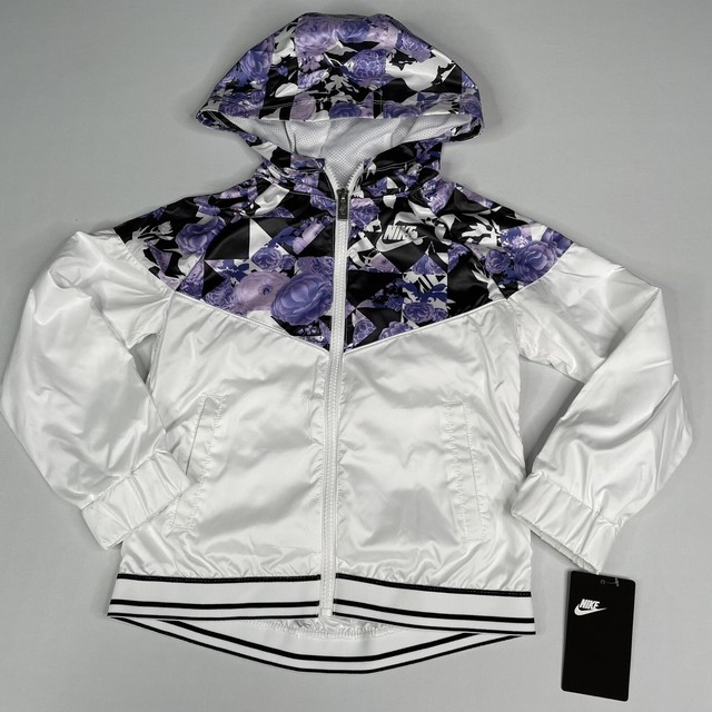 Nike Purple Floral Windrunner 