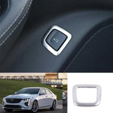 For Cadillac CT4-V CT4 2020-2023Silver Steel Tailgate Trunk Open Switch Frame