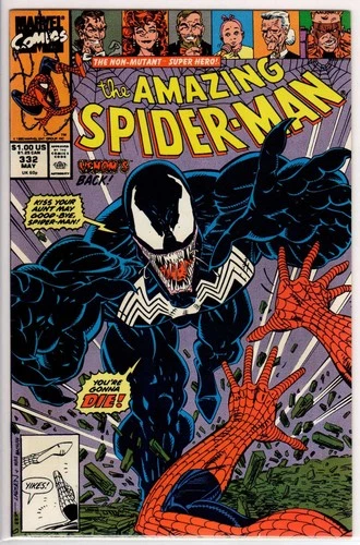 The Amazing Spider-Man #332 (1990) 9.2 NM-