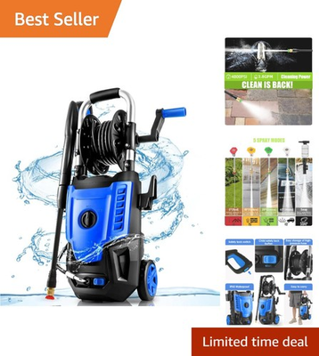 #ad Upgrade Your Cleaning: 3.8 GPM Pressure Washer with 4 Nozzles and Soap Tank $319.99