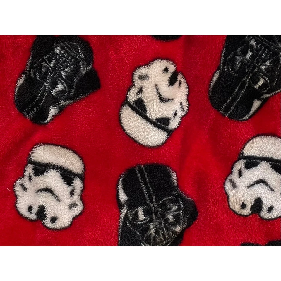 Bata polar Star Wars para niños con cinturón, Darth Vader, Stormtroopers, roja, negra, 6 Foto 3 de 4