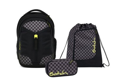 Satch Schulrucksack-Set MATCH Dark Skate 3-teilig, Kollektion 2025