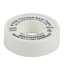 PTFE Thread Seal Tape 12m Thread Sealing for Plumbing, Heating, Gas & Water Line