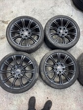 BMW 3 Series E46 18" MV2 Style 225/40/18 - 225/35/18 Alloy Wheels Set Free Tyres