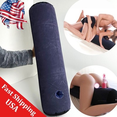 TOUGHAGE Inflatable Cylindrical Sexual Position Pillow with Hole