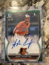 2023 Bowman Chrome Adam Crampton Auto /99 & 1st Bowman