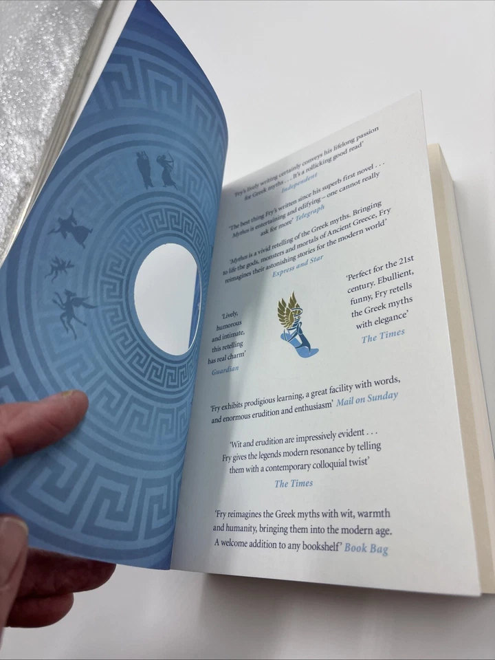 Mythos The Greek Myths Retold by Stephen Fry (2018, Paperback) - image 2 of 4