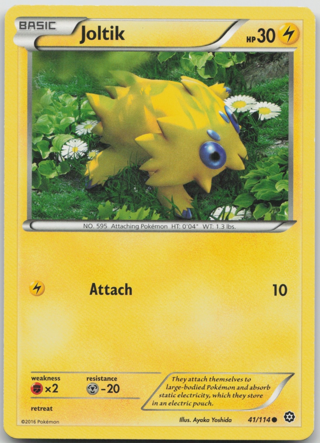 Joltik 41/114 Common XY - Steam Siege LP Normal