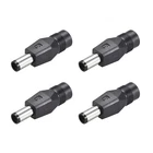 4pcs DC Power Converter 7.4mm x 5.0mm Male to 5.5mm x 2.1mm Female  Connector