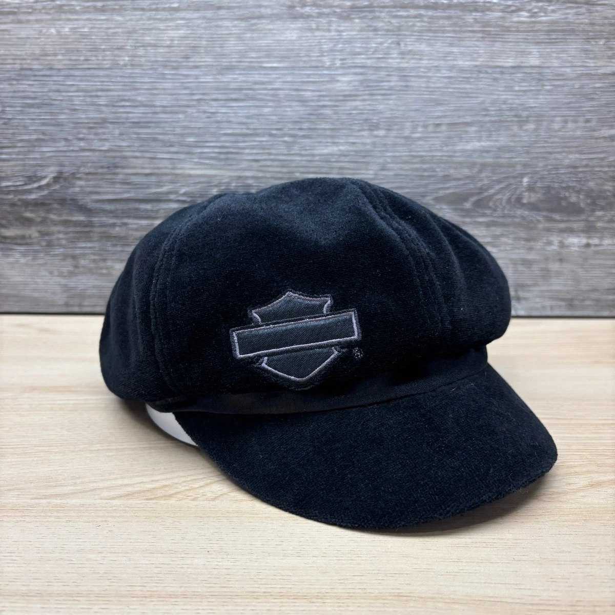 Vtg Black Velvet Hat Hopeless Romantic Soft Made in USA One Size Glue Residue Rich Black VELVET Hat With Velvet Rose, Women main image 4