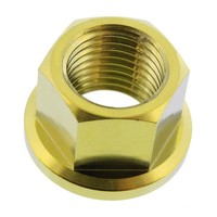 Mutter Kettenrad M12X1.25Mm Titan Gold FüR Honda CB 600 FA Hornet 2007-2012
