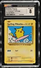 CGC 8 NEAR MINT: Surfing Pikachu 111/108 Evolutions Regular
