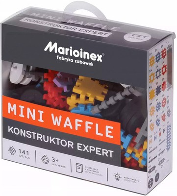 5903033904053 Klocki Mini Waffle. Konstruktor expert (141 elementów) Mario-inex
