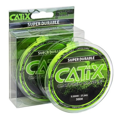 Catix Catfish Kable 1000m Wallerschnur geflochtene Schnur 8 fach fluo grün