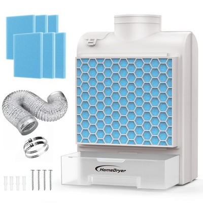 3 in 1 Indoor Dryer Vent Kit, Dryer Vent Box With Stainless Steel Screen Filter