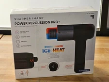 Sharper Image Power Percussion Pro+ Hot & Cold Percussion Massager Gun