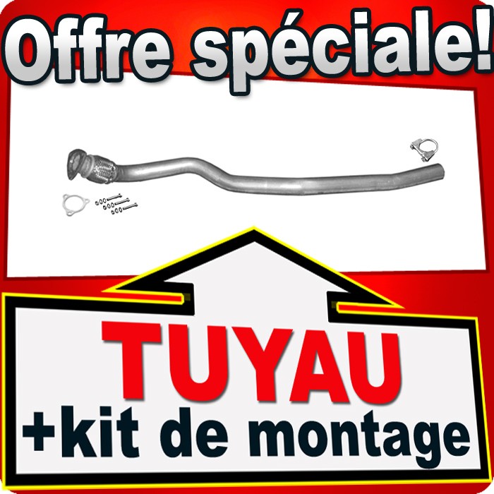 Tuyau d'échappement inox pour Audi A5 1.8 TFSi Quattro de qualité origine