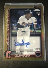 2025 Topps Chrome Logofractor Edition - Rookie Autographs Angel Martinez #RA-AMA