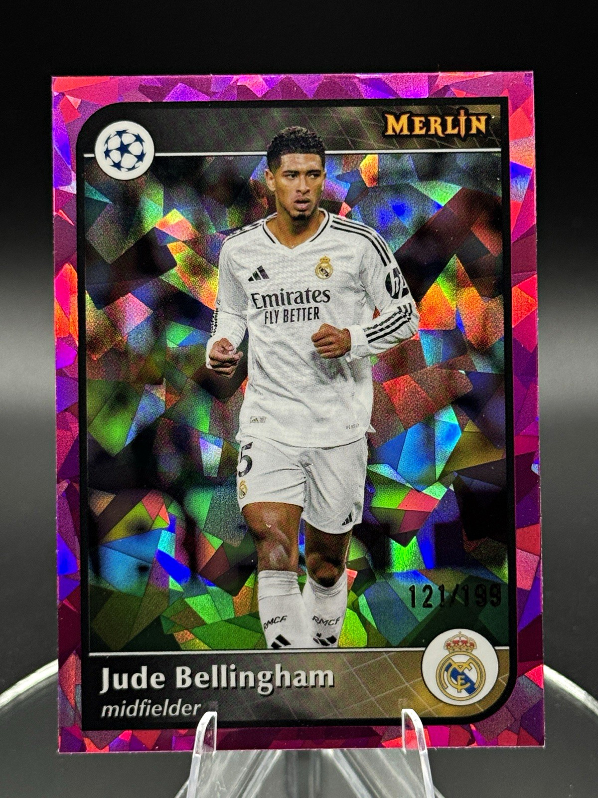 2022-23 Topps Merlin Collections Jude Bellingham #5 Real Madrid Serial /199 view 1