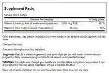 Swanson Vitamin a and D 250 Softgels