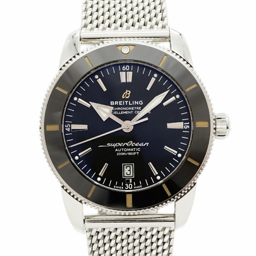 Breitling Superocean AB2020 Black Dial Men's Watch GZl1ikob