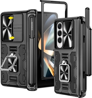 For Samsung Galaxy Z Fold 4 Case with Military-Grade Protection Cover & Magnetic