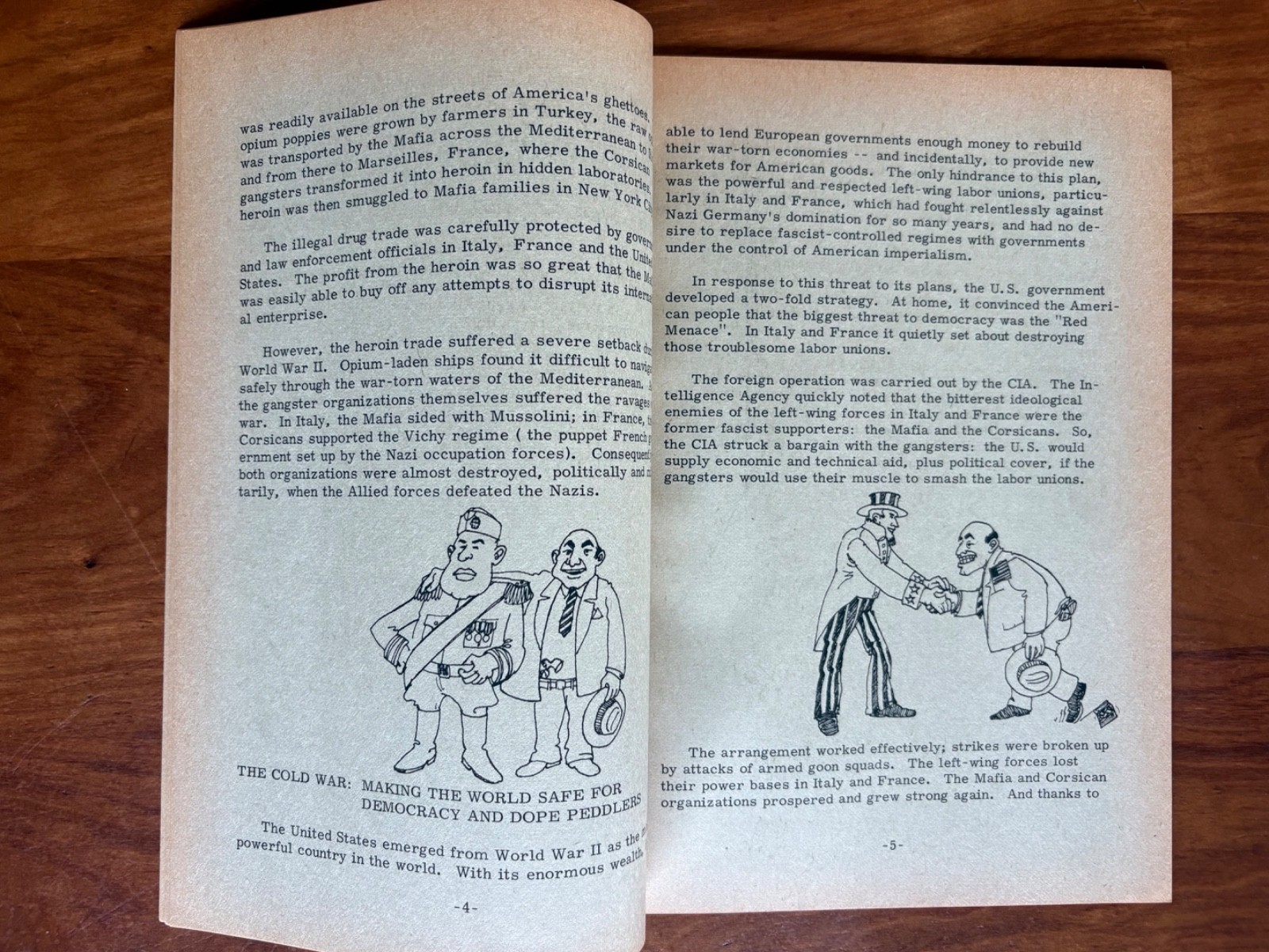 UNCLE SAM THE PUSHERMAN HOW U.S. PEOPLE GOT HOOKED ON MORPHINE & HEROIN c1974