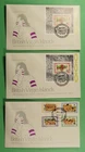 DR WHO 1989 BRITISH VIRGIN ISLANDS 3 FDC COLUMBUS ANIV COMBO S/S R65734