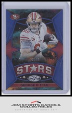 2021 Panini Certified #CS-12 George Kittle Certified Stars Mirror Blue #/75
