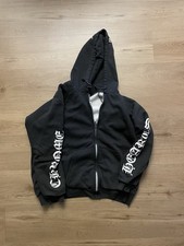 CHROME HEARTS AUTHENTIC RARE VINTAGE THERMAL LINED ZIP HOODIE - F U HORSESHOE